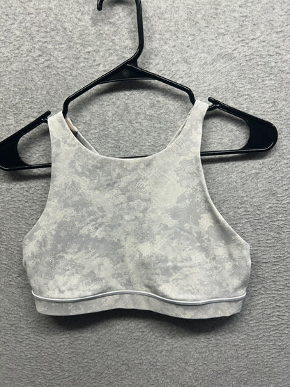 Lululemon Energy Bra High Neck Size 10 Future Oasis Grey Multi