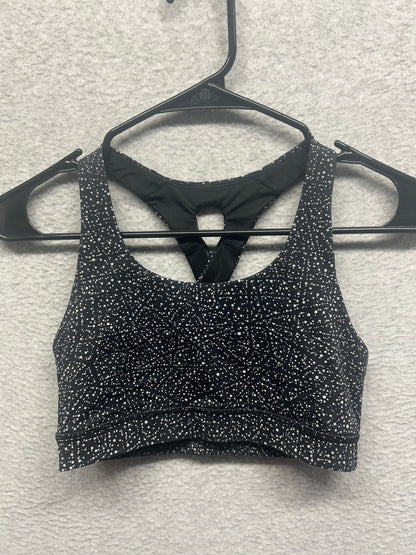 Lululemon Time To Sweat Bra Size 4 Night View White Black