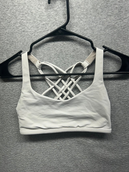 Lululemon Free to Be Bra Wild Size 4 White