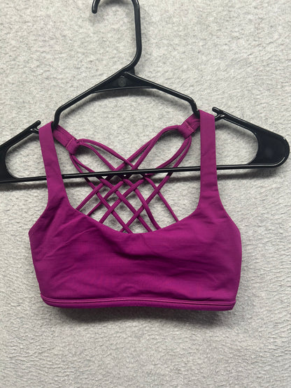 Lululemon Free To Be Wild Size 4 Power Purple