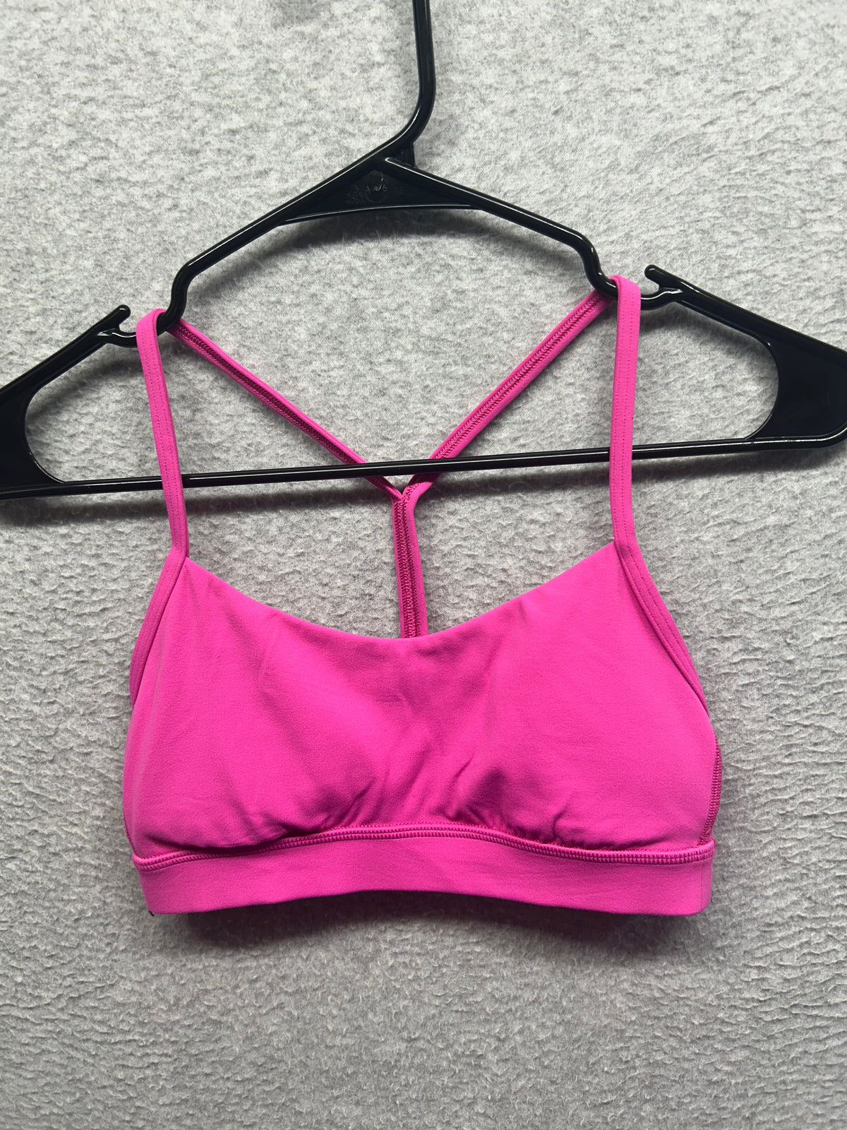 Lululemon Flow Y Bra Nulu Size 4 Calypso Pink