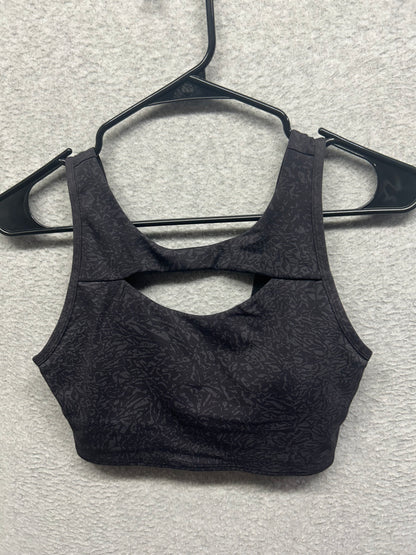 Lululemon Everlux Cut-Out Train Bra Size 6 Crunch Black