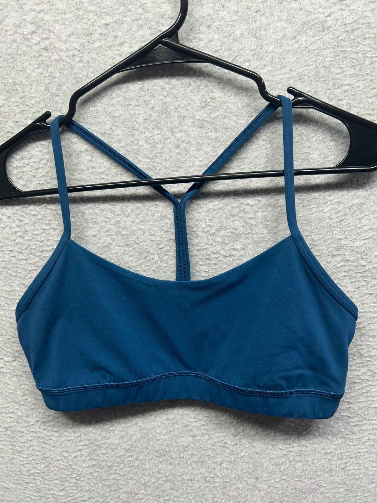 Lululemon Flow Y Bra Nulu Size 10 Blue Twill