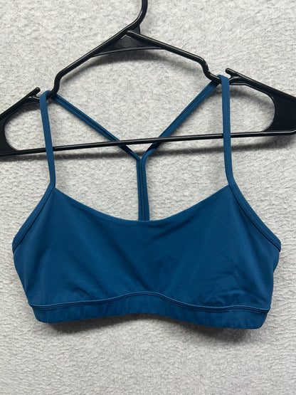 Lululemon Flow Y Bra Nulu Size 10 Blue Twill