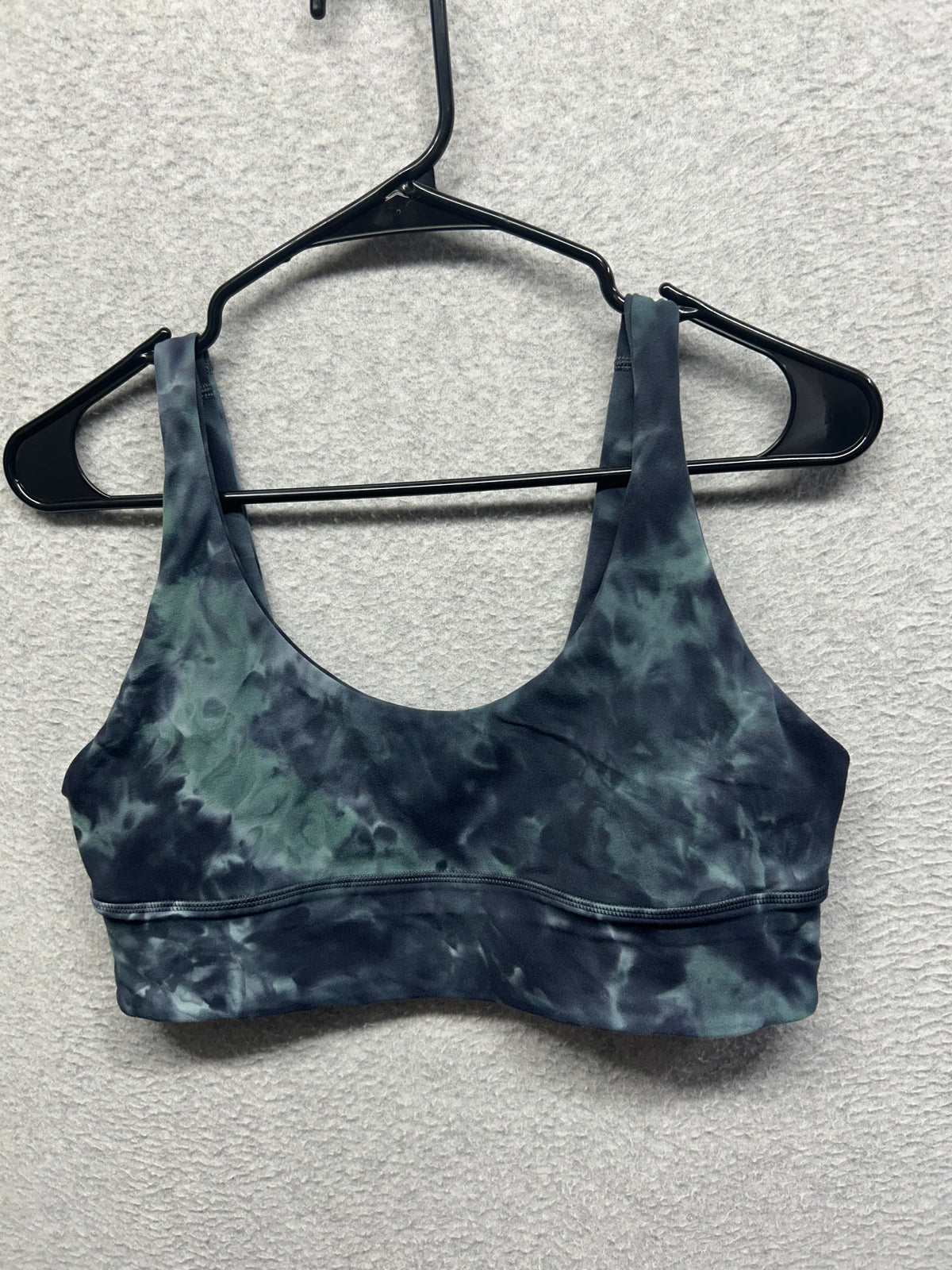 Lululemon Align Reversible Bra Size 12 Diamond Dye Silver Blue Tidewater Teal