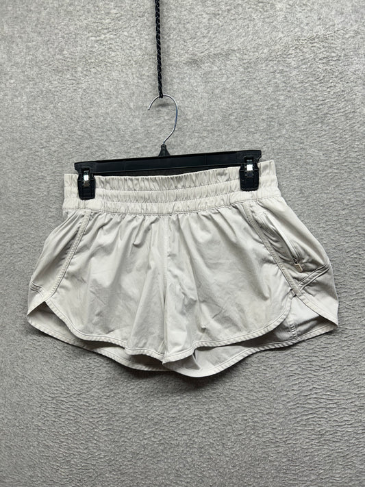 Lululemon Tracker Short V 4" Size 8 White