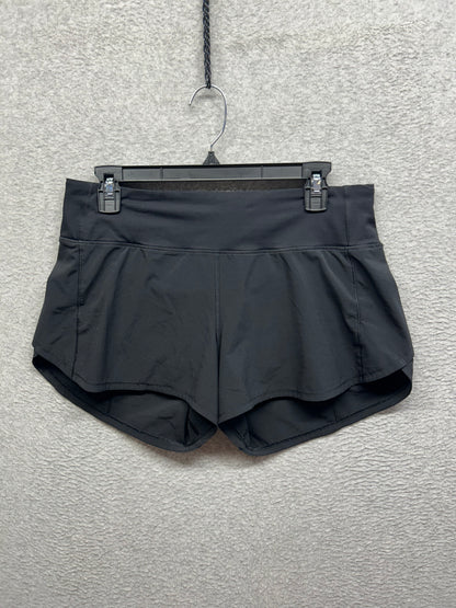 Lululemon Speed Up Short Long 4" Updated Fit Size 8 Black