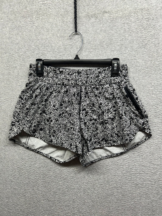 Lululemon Tracker Short V 4" Size 8 Sporadic Black Rhino Grey