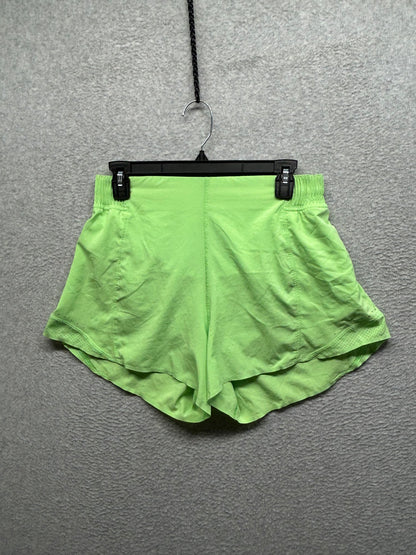 Lululemon Hotty Hot High-Rise Short 4" Special Edition Size 8 Scream Green Light