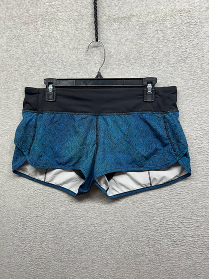 Lululemon Speed Short 2.5" Size 8 Fairisle Multi Black / Black