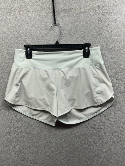 Lululemon Speed Up Short Long 4" Size 8 Hazy Jade