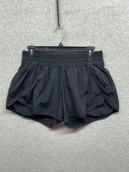 Lululemon Tracker Short V 4" Size 10 Black
