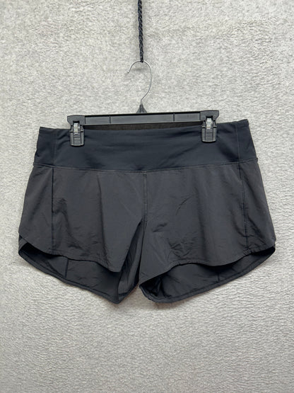Lululemon Speed Up Mid-Rise Short 4" Size 10 Black