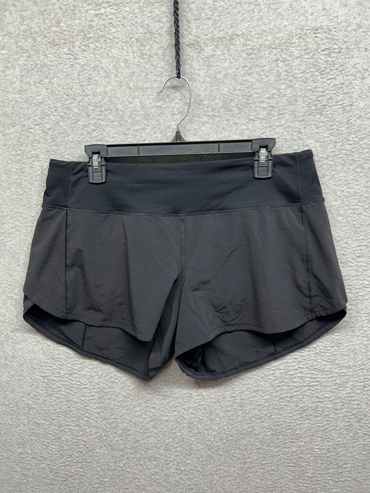 Lululemon Speed Up Mid-Rise Short 4" Size 10 Black