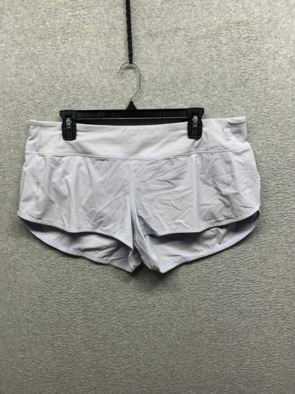 Lululemon Speed Up Low-Rise Lined Short 2.5" Size 12 Pastel Blue