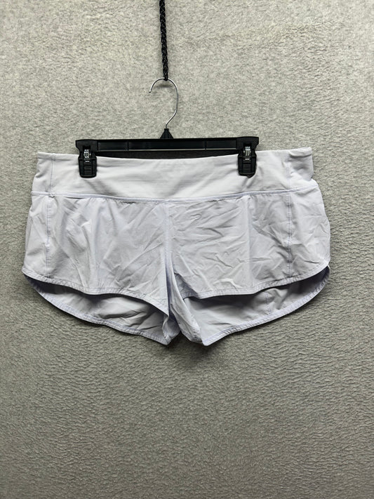Lululemon Speed Up Low-Rise Lined Short 2.5" Size 12 Pastel Blue