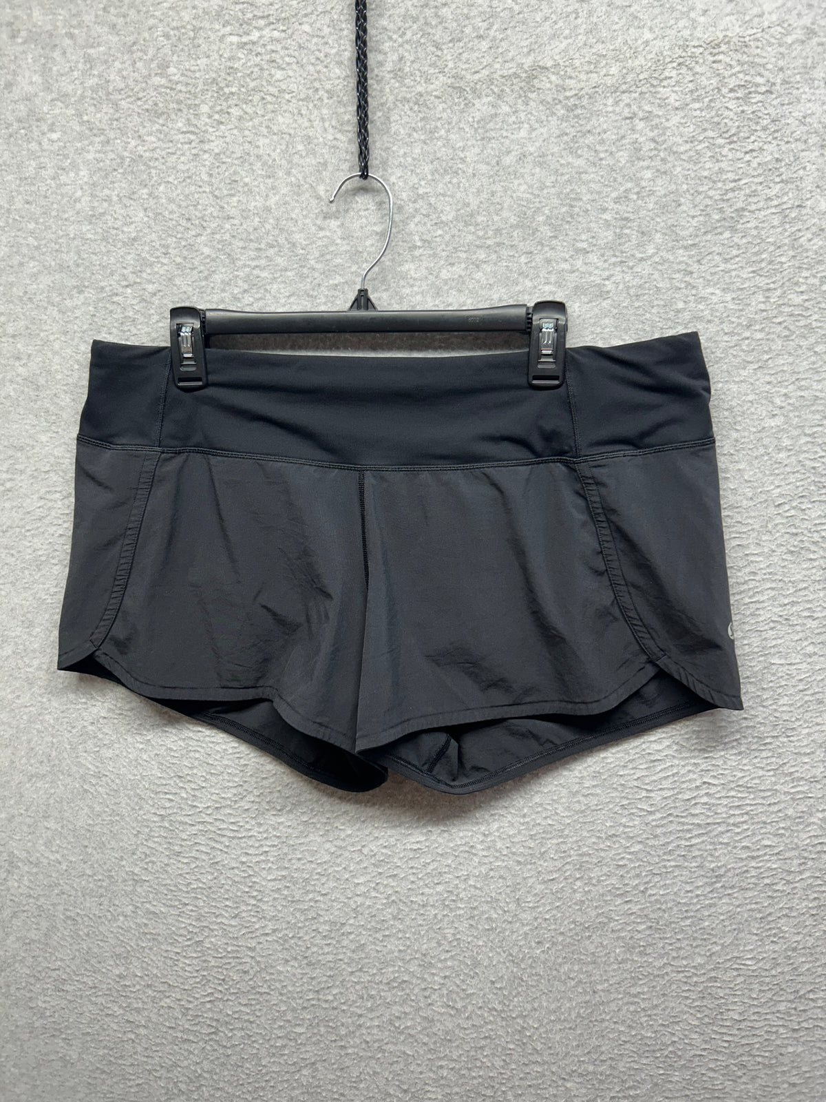 Lululemon Run Times Short II 4" Size 12 Black