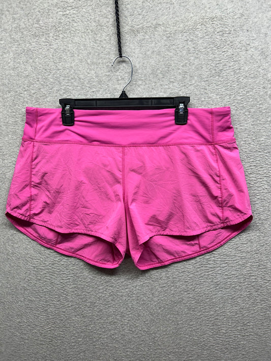 Lululemon Speed Up Mid-Rise Short 4" Size 14 Sonic Pink