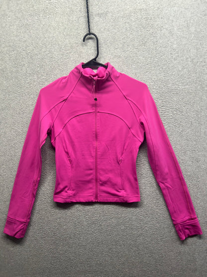 Lululemon Nulu Cropped Define Jacket Size 6 Sonic Pink