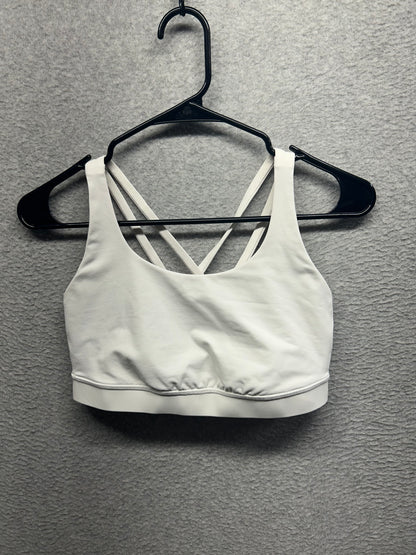 Lululemon Energy Bra Size 8 White