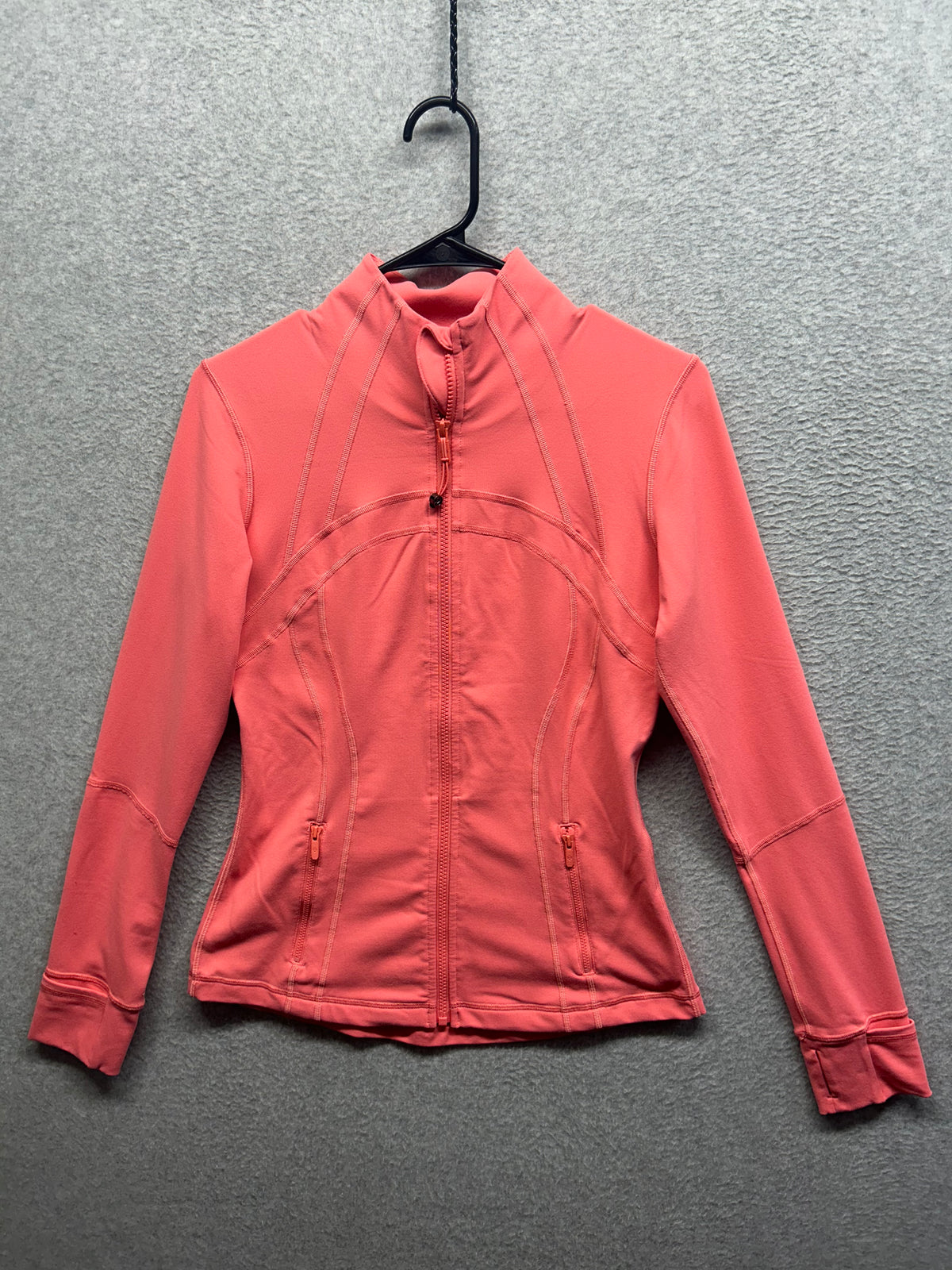 Lululemon Define Jacket Luon Size 8 Sunny Coral