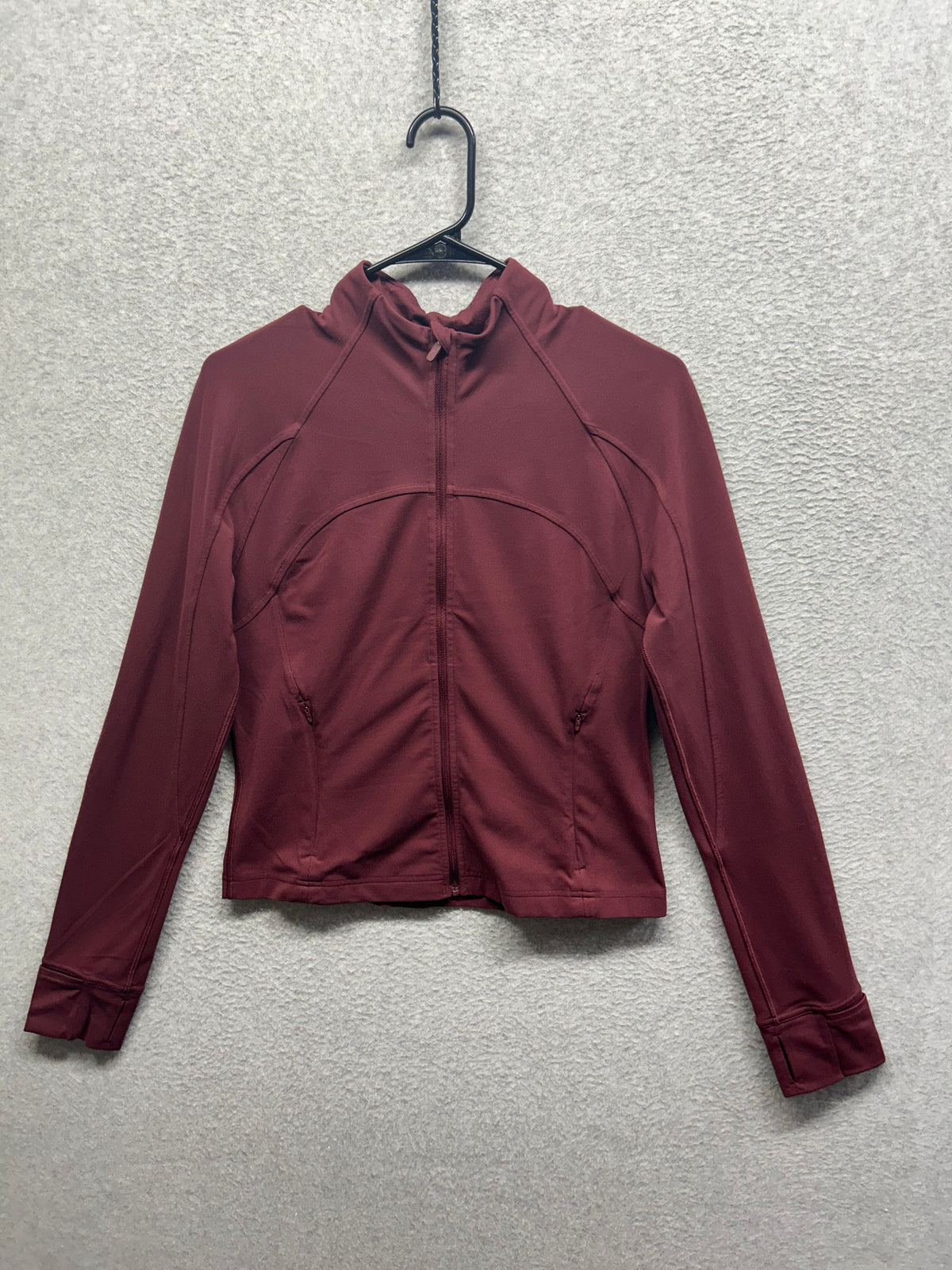 Lululemon Nulu Cropped Define Jacket Size 12 Red Merlot