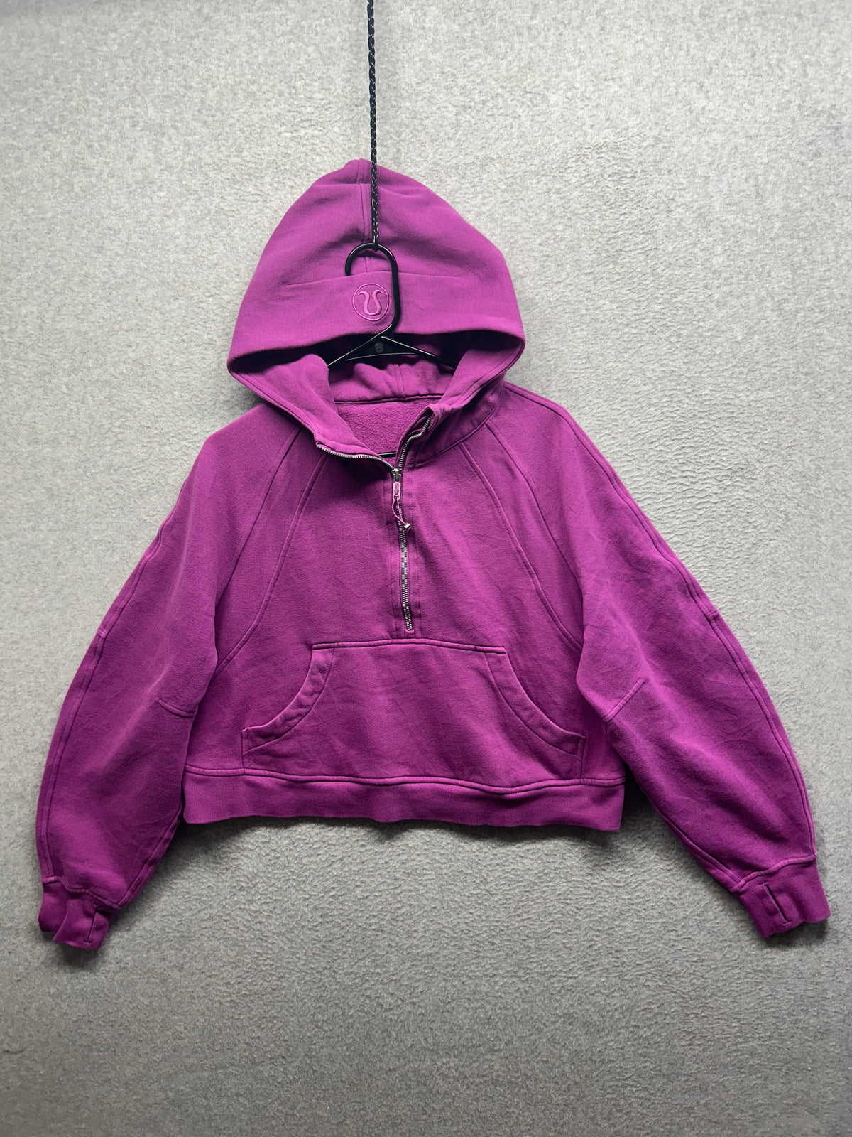 Lululemon Scuba Oversized Half-Zip Hoodie Size M/L Vivid Plum