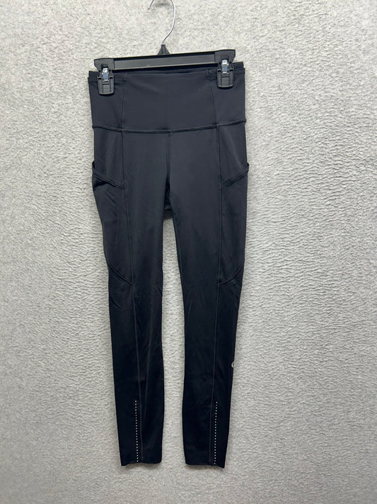 Lululemon Fast & Free 7/8 Tight II Nulux 25" Size 2 Black