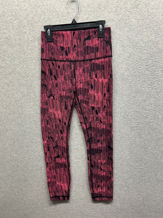 Lululemon High Times Pant Size 4 Down Pour Electric Coral Black