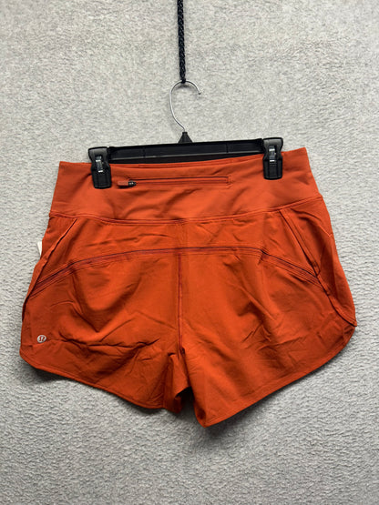 Lululemon Speed Up High-Rise Lined Short 2.5" Mesh Vent Size Medium Autumn Rust