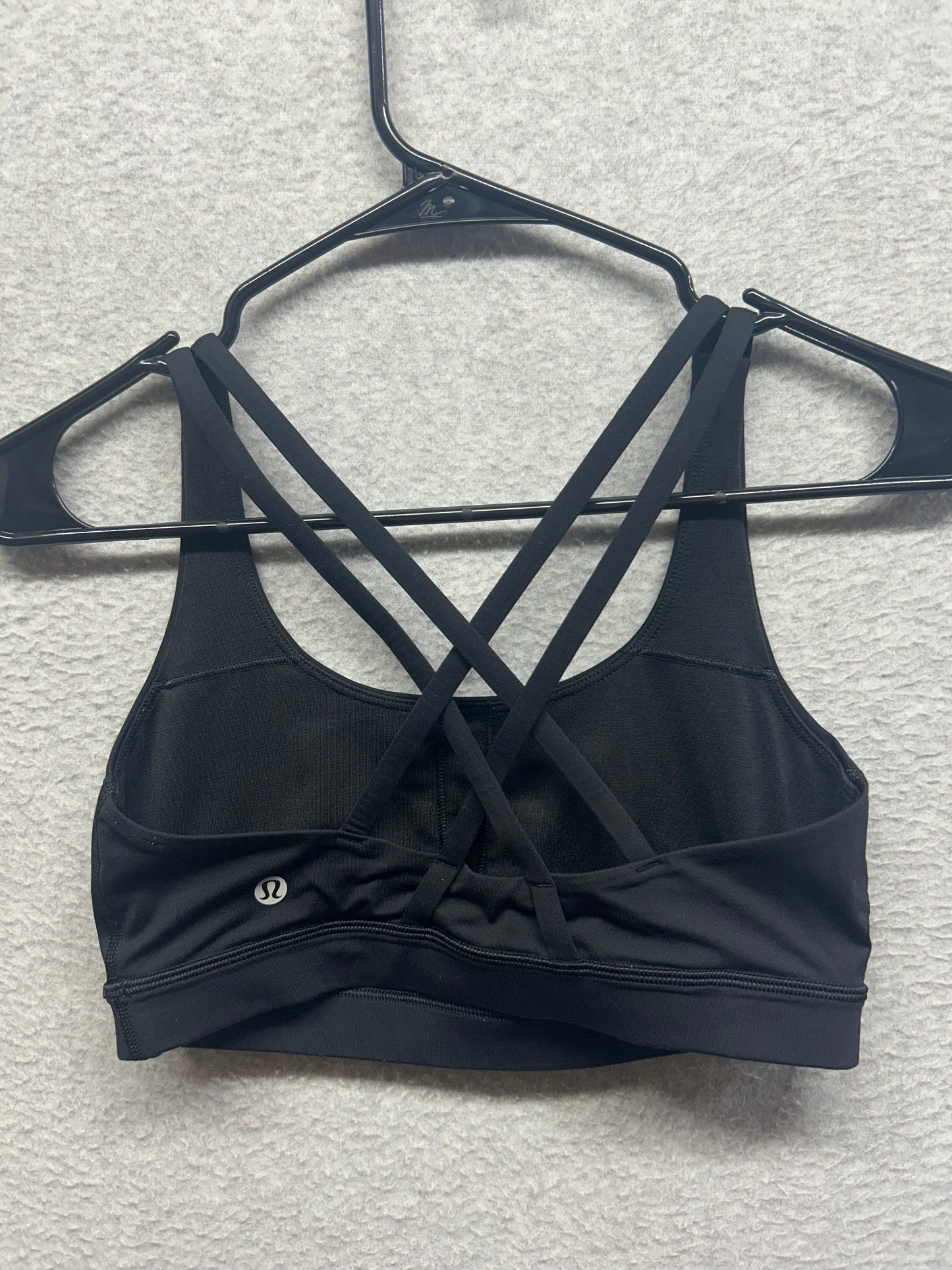 Lululemon Energy Bra Size 6 Black