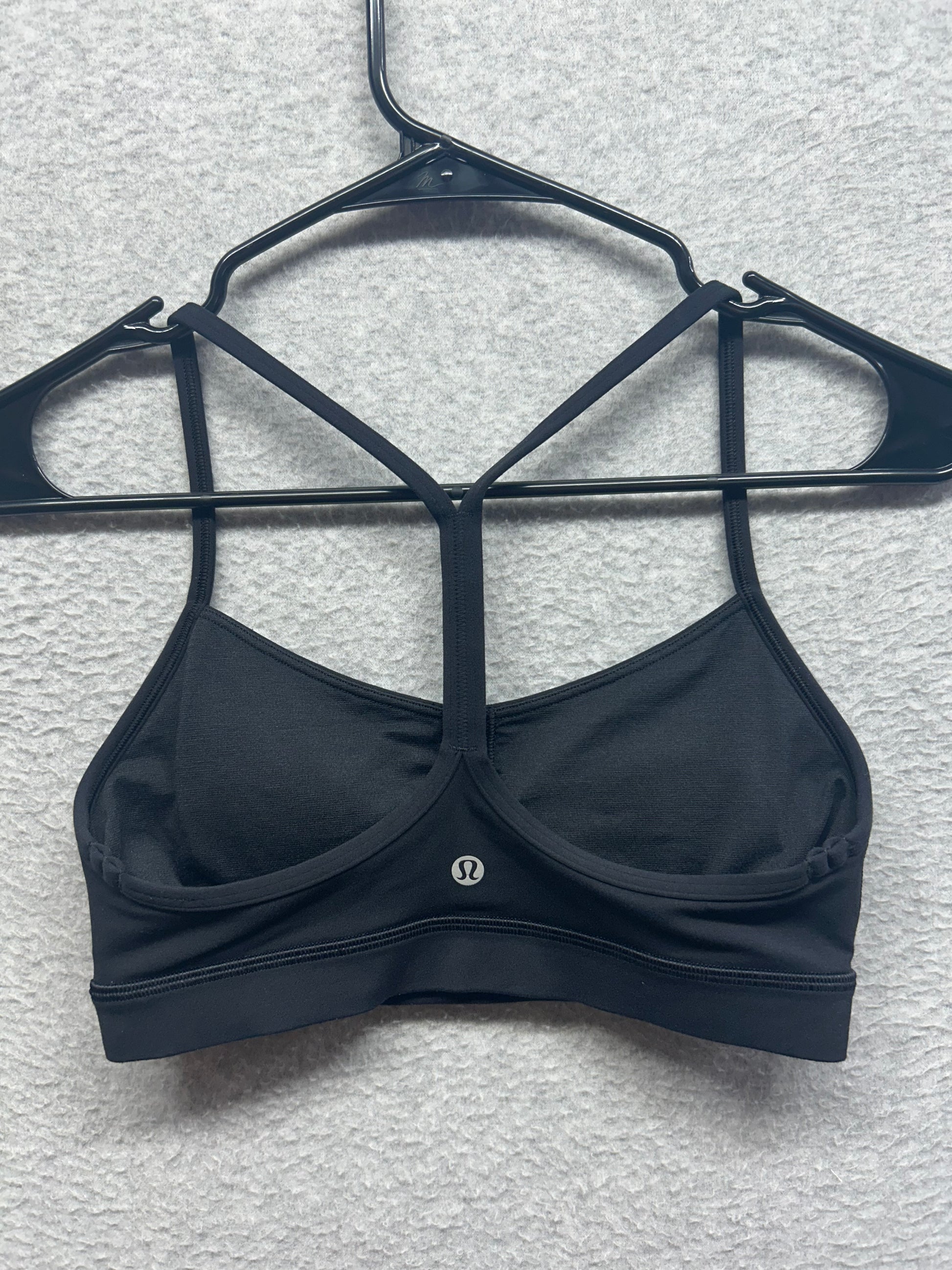 Lululemon Flow Y Nulu Bra Light Support, A-C Cups Size 6 Graphite Grey