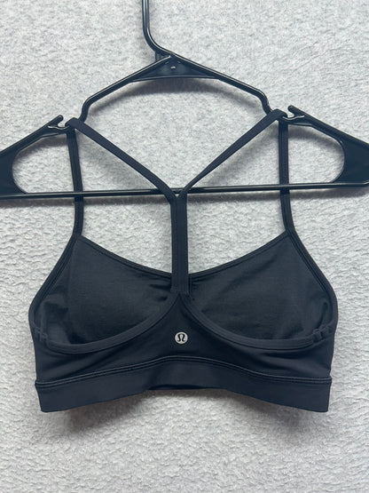 Lululemon Flow Y Nulu Bra Light Support, A-C Cups Size 6 Graphite Grey