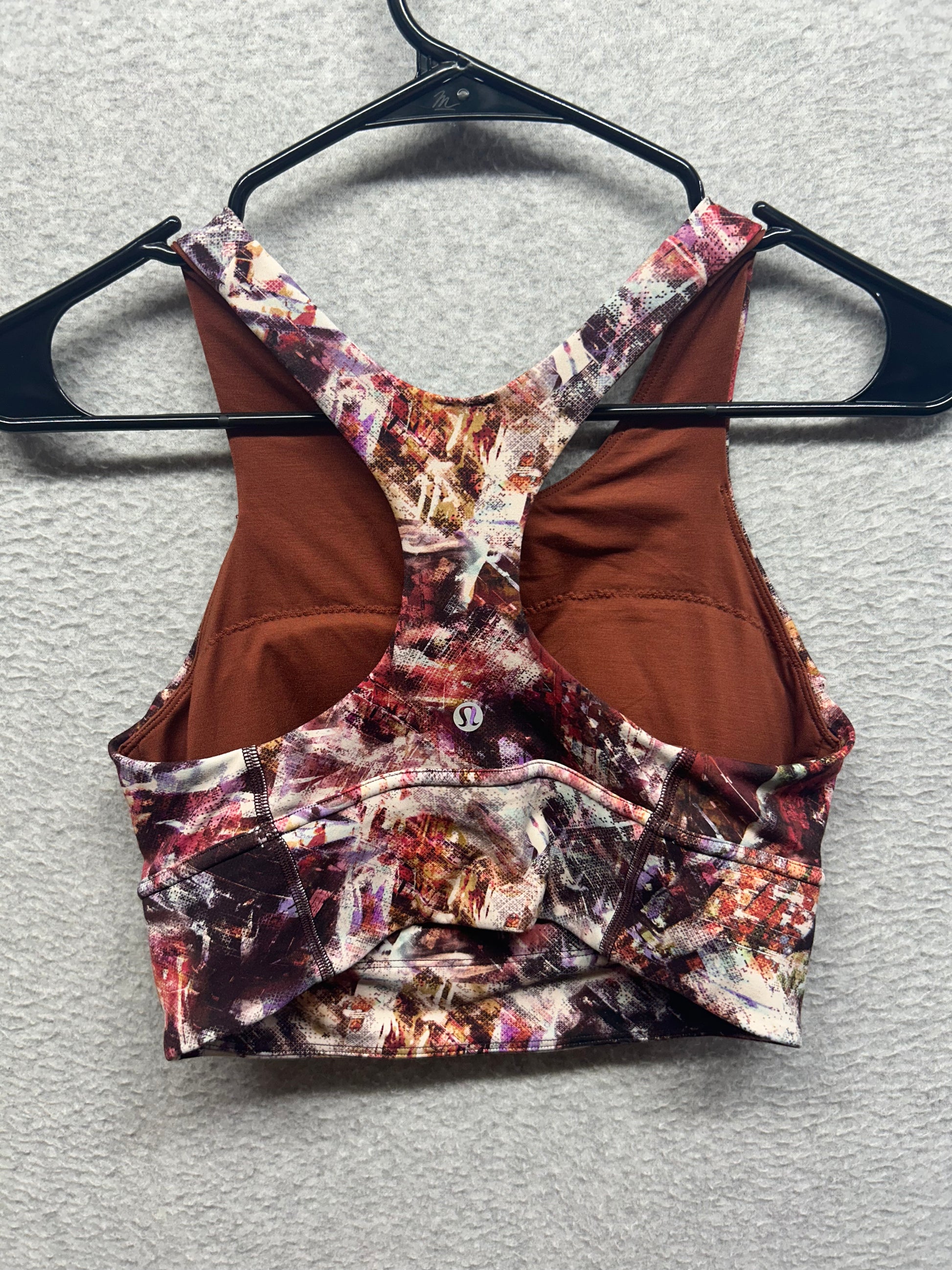 Lululemon Wunder Train Long-Line Bra Medium Support, C/D Cups Size 8 Urbantricity Multi