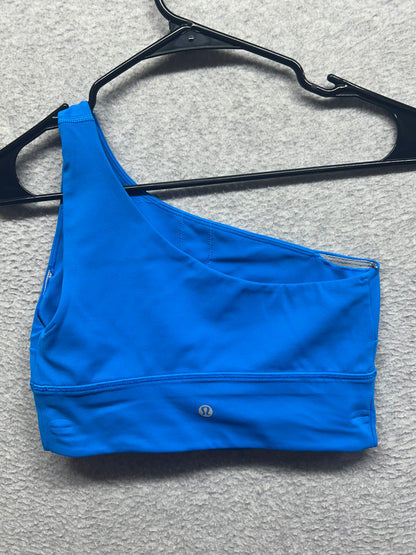Lululemon Align Asymmetrical Bra Light Support, C/D Cup Size 8 Poolside