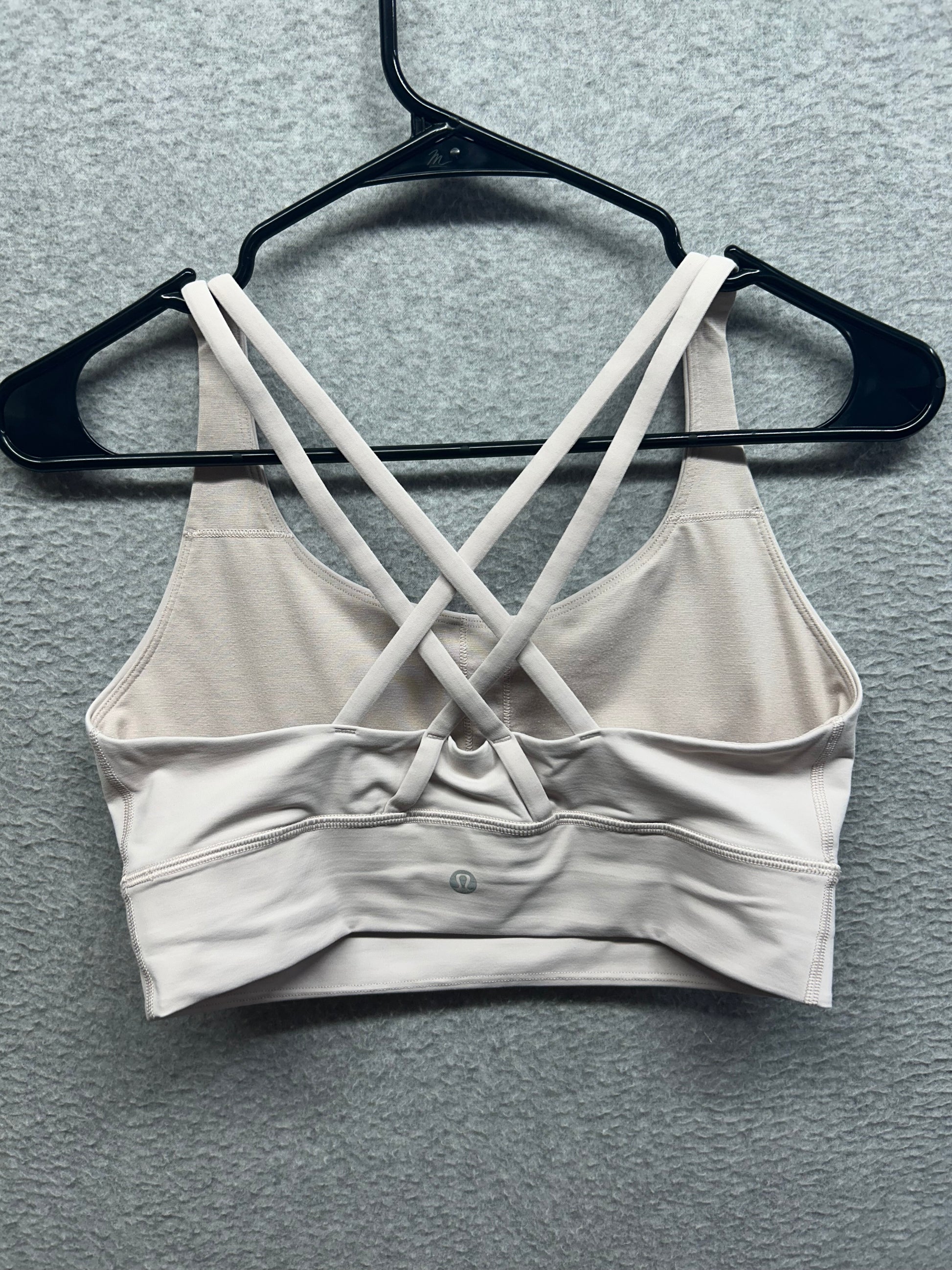 Lululemon Energy Longline Bra Medium Support, B–D Cups Size 8 Flush Pink