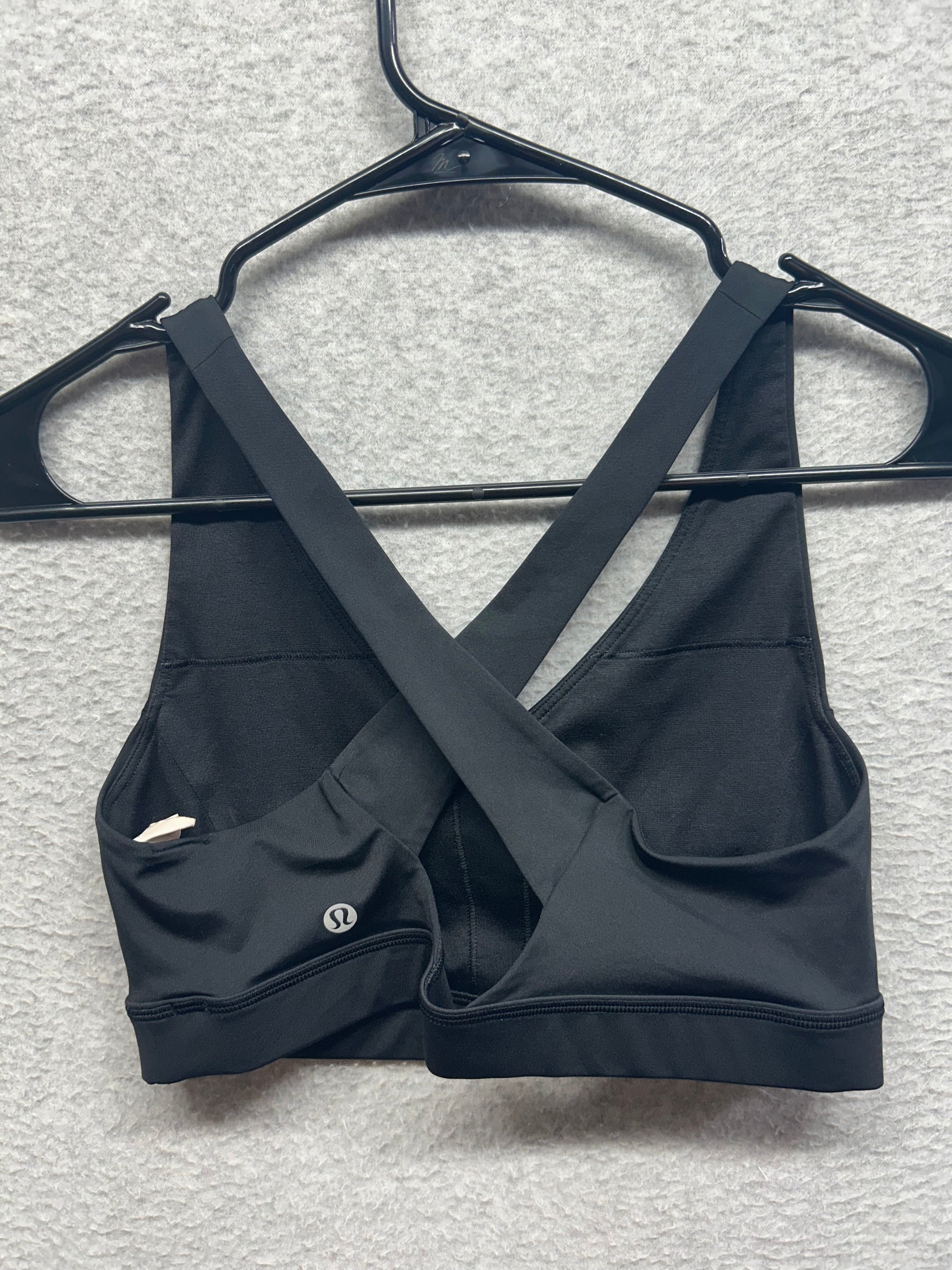 Lululemon Envital Bra Medium Support B/C Cup Size 8 Black