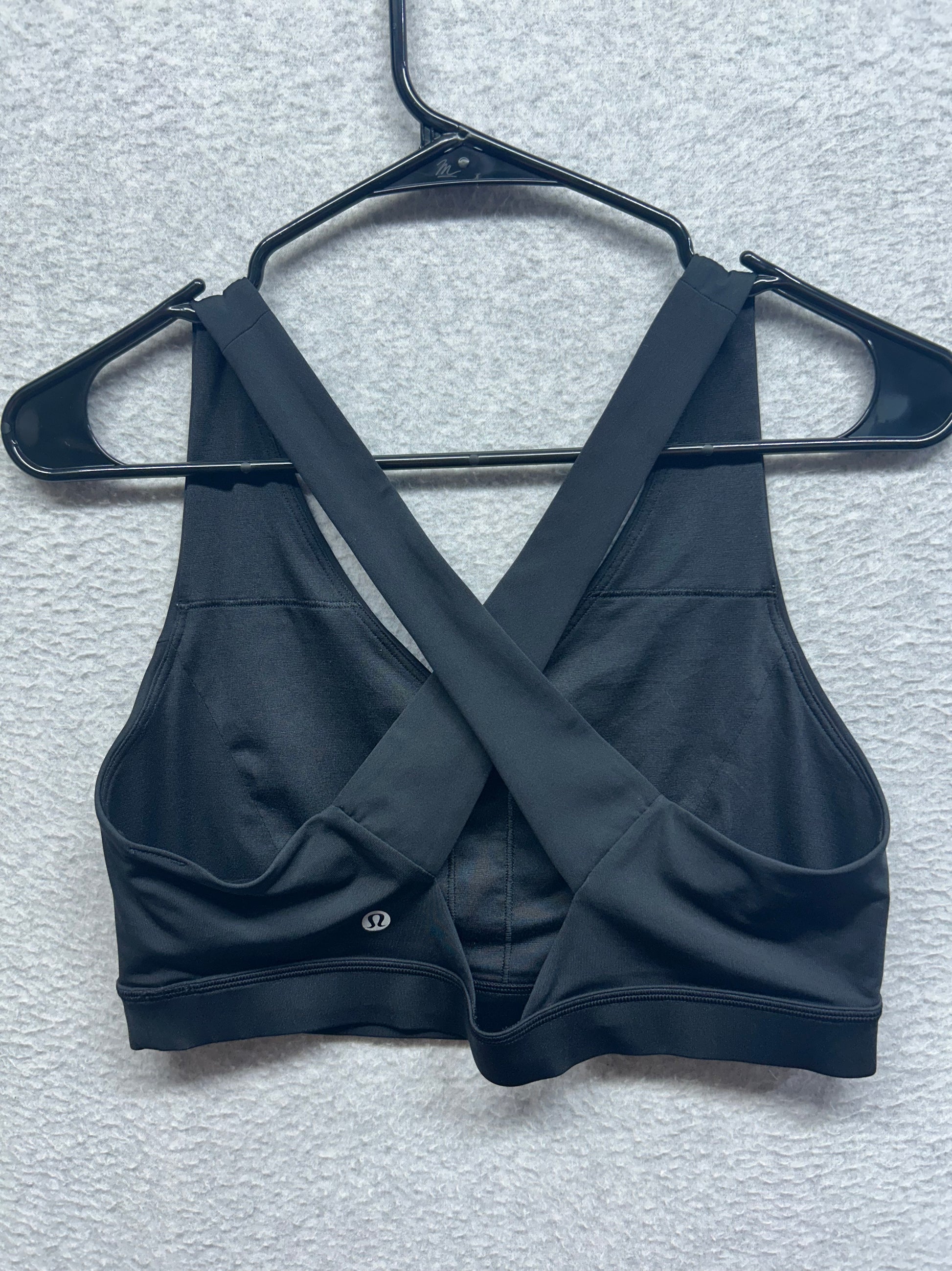 Lululemon In Alignment Bra Light Support, D–G Cups Size 10 Black