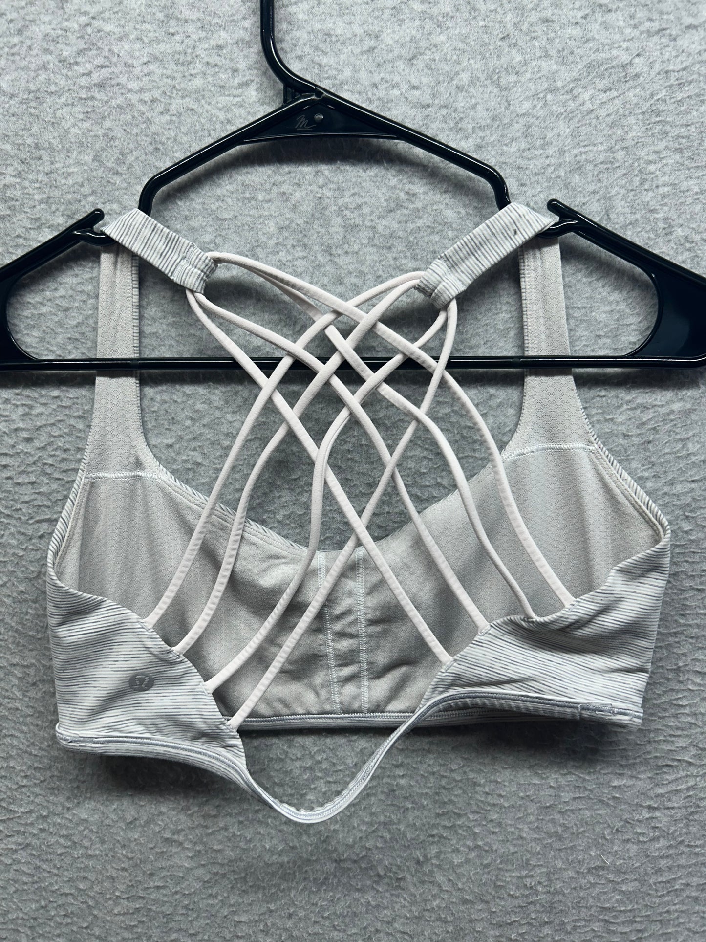 Lululemon Free to Be Bra Size 10 Wild Light Support, A/B Cup - Wee Are From Space Nimbus Battleship / Pink Mist