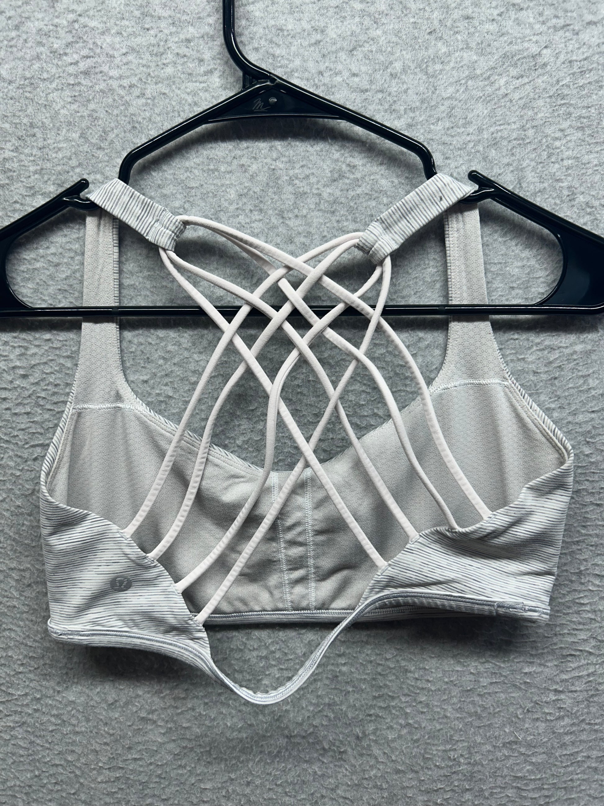 Lululemon Free to Be Bra Size 10 Wild Light Support, A/B Cup - Wee Are From Space Nimbus Battleship / Pink Mist