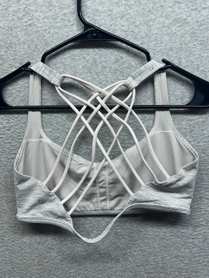 Lululemon Free to Be Bra Size 10 Wild Light Support, A/B Cup - Wee Are From Space Nimbus Battleship / Pink Mist