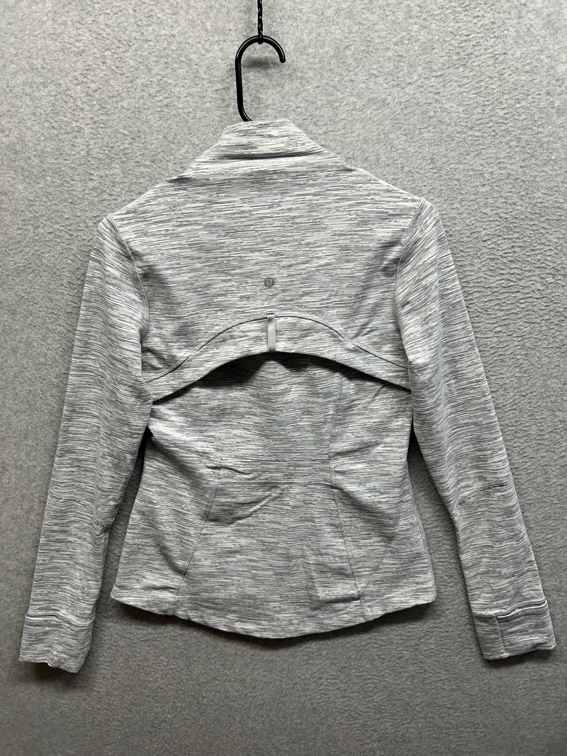 Lululemon Define Jacket Size 8 Wee Are From Space Ice Grey Alpine White
