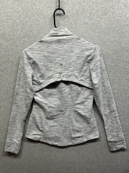 Lululemon Define Jacket Size 8 Wee Are From Space Ice Grey Alpine White