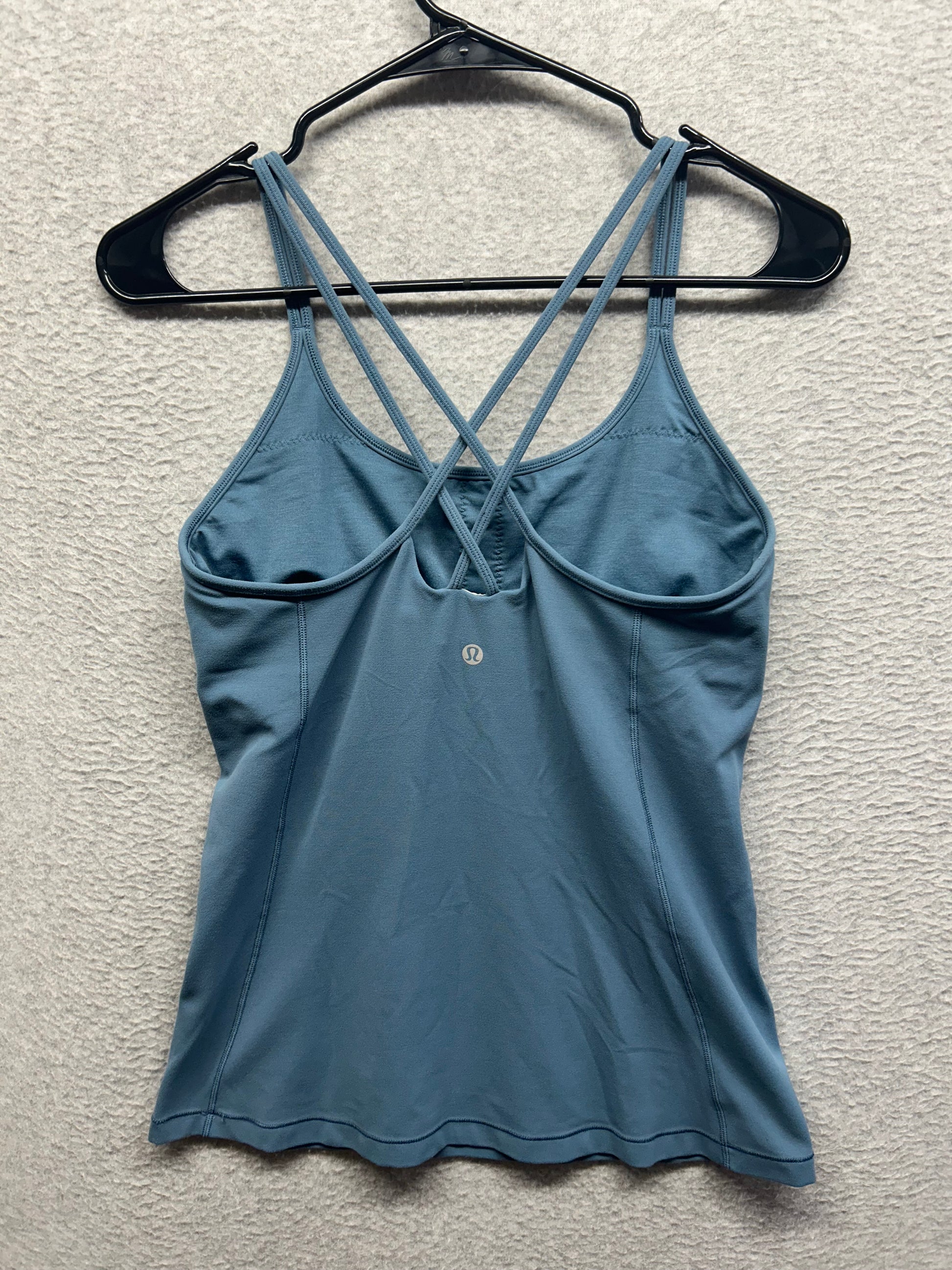 Lululemon Free To Be Tank Nulu Size 8 Slate Blue