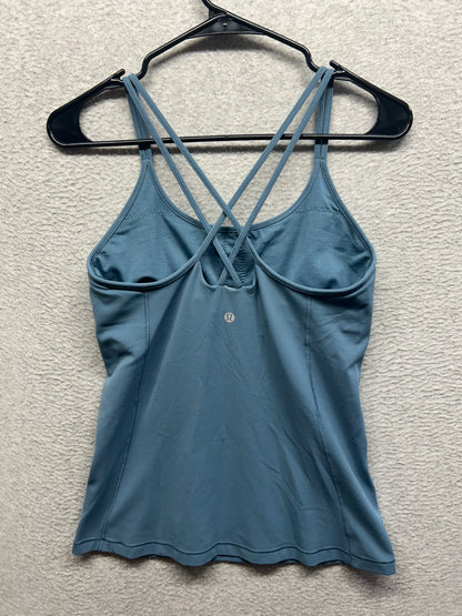 Lululemon Free To Be Tank Nulu Size 8 Slate Blue