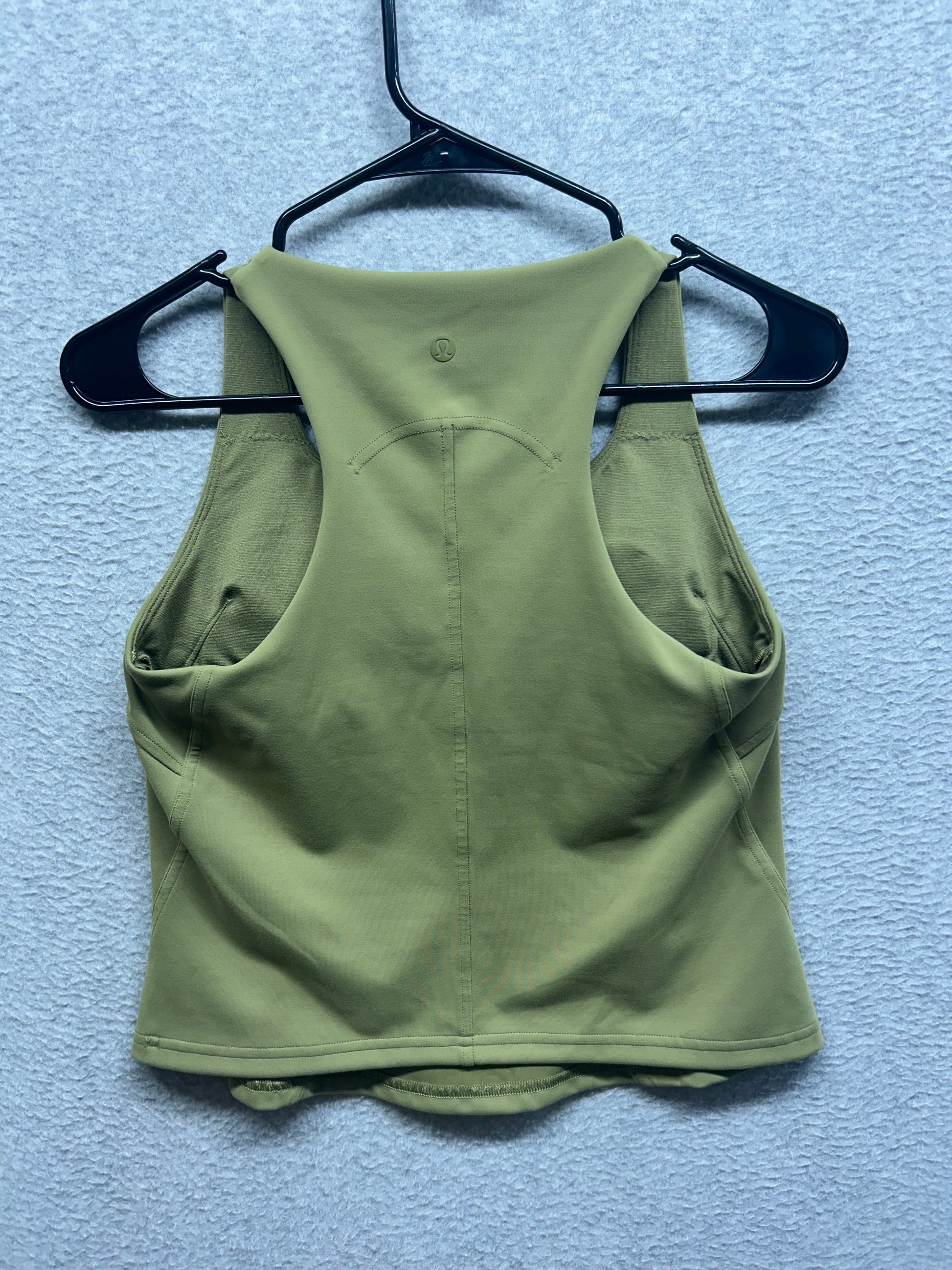 Lululemon InStill Tank Top Size 10 Bronze Green