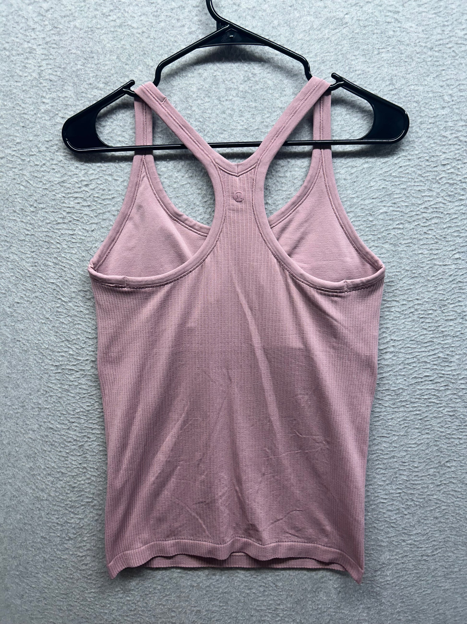 Lululemon Ebb To Street Tank Light Support For B/C Cup Size 10 Violet Verbena