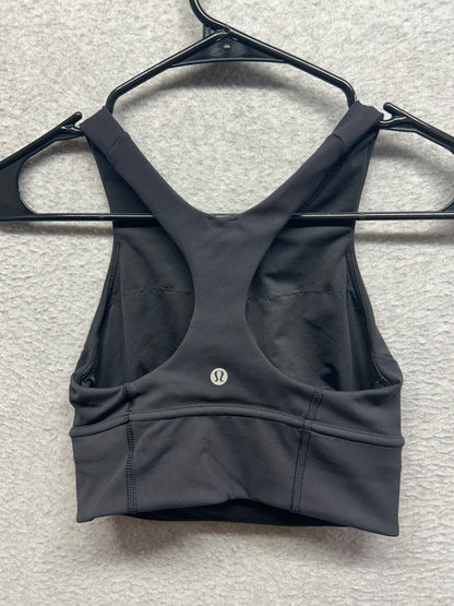 Lululemon Wunder Train Long-Line Bra Medium Support, C/D Cups Size 4 Black
