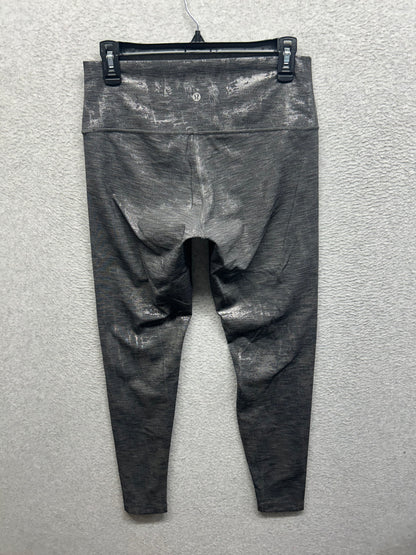 Lululemon Wunder Under Hi-Rise Tight Brindle Foil 28" Size 10 Crinkle Heather Brindle High Shine Foil