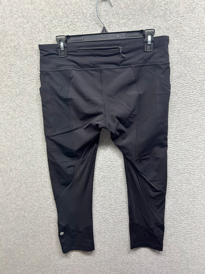 Lululemon Pace Rival Crop 22" Size 10 Black